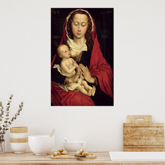 Poster Madonna et l'enfant (Cuisine)