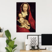 Poster Madonna et l'enfant (Bureau à domicile)