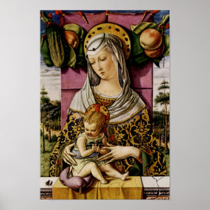 Poster Madonna et l'enfant