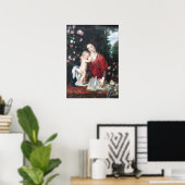 Poster Madonna et l'enfant (Bureau à domicile)
