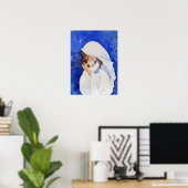 Poster Madonna et l'enfant (Bureau à domicile)