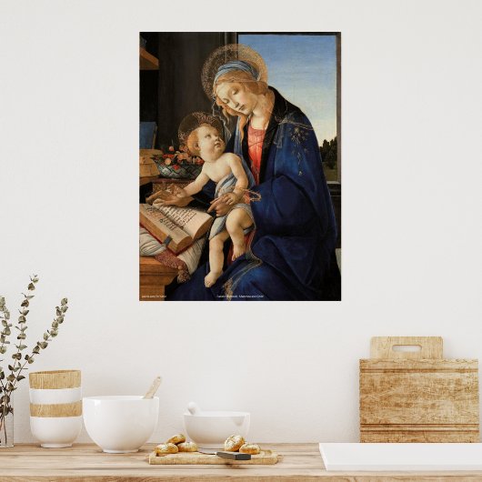 Poster Madonna et l'enfant (Cuisine)