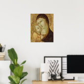 Poster Madonna et l'enfant (Bureau à domicile)