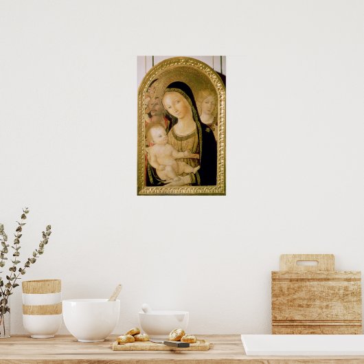 Poster Madonna et l'enfant (Cuisine)