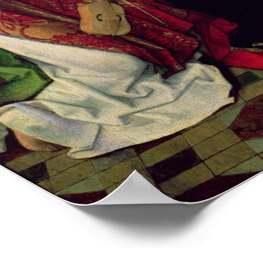 Poster Madonna et l'enfant avec deux anges (Coin)