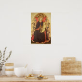 Poster Madonna et l'enfant avec le donateur Vulciano (Cuisine)