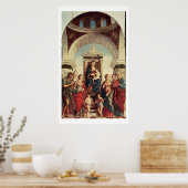Poster Madonna et l'enfant avec les saints (Cuisine)