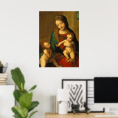 Poster Madonna et l'enfant avec les saints (Bureau à domicile)