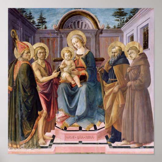 Poster Madonna et l'enfant héritée de SS (Devant)
