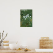 Poster Madonna Lilies dans un jardin (Cuisine)