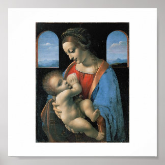 Poster Madonna Litta de Leonardo Da Vinci c. 1490-1491
