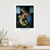 Poster Madonna Litta par Leonardo Da Vinci (Cuisine)