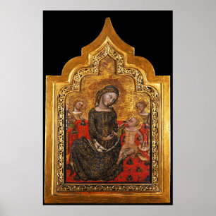 Poster MADONNA OF HUMILITY By Vitale Da Bologna
