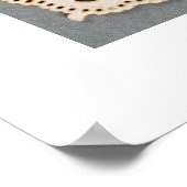 Poster Madonna Reine du Ciel sur dentelle (Coin)