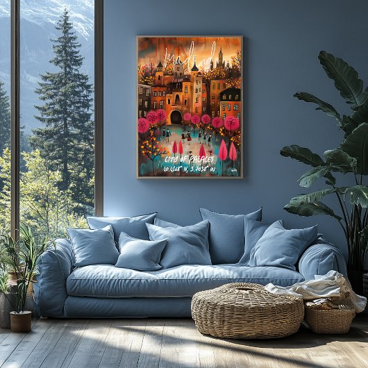 Poster Madrid: Ciudad de Palacios