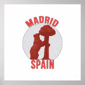 Poster Madrid Espagne (Devant)