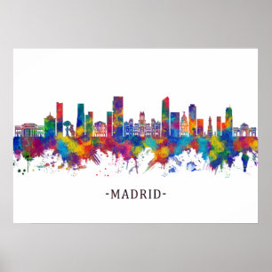 Poster Madrid Espagne