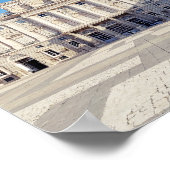 Poster Madrid Espagne Palais Royal Forteresse (Coin)