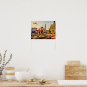 Poster Madrid Espagne Tourisme souvenir (Cuisine)