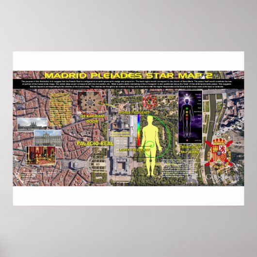 Poster Madrid Pleiades Motif 2 (Devant)