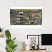 Poster Madrid Pleiades Motif 3 (Bureau à domicile)