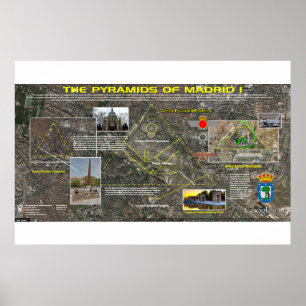 Poster Madrid Pleiades Motif 3