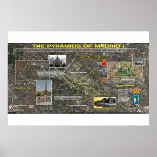 Poster Madrid Pleiades Motif 3