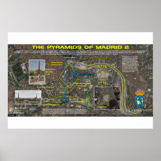 Poster Madrid Pleiades Motif 4