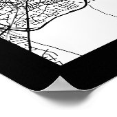 Poster Madrid Spain Map (Coin)