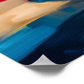 Poster Madrid Teddy Sunset Plaza Skyline Print (Coin)