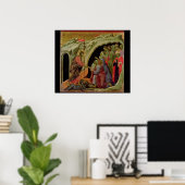 Poster Maesta : Descente dans Limbo, 1308-11 (Bureau à domicile)