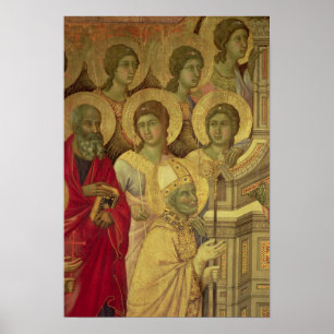 Poster Maesta : Saints, , 1308-11