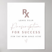 Poster MAEVE Rose Gold Nurse Prescription Pour Le Succès (Devant)