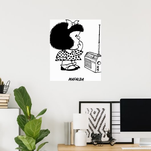 Poster mafalda (Bureau à domicile)