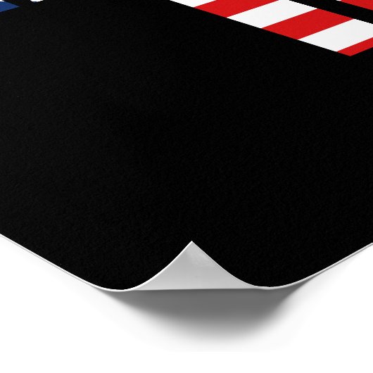 Poster MAGA 2, drapeau américain (Coin)