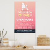 Poster Magasin d'animaux de compagnie de chien de caniche (Cuisine)