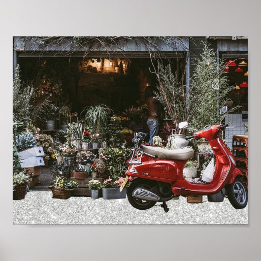 Poster magasin de fleurs (Devant)