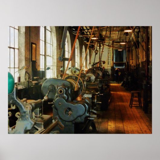 Poster Magasin de machines lourdes (Devant)