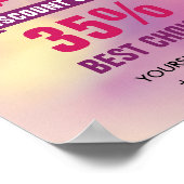 Poster Magasin de remise VENTE (Coin)