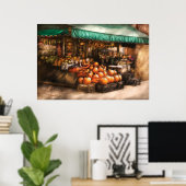 Poster Magasin - Le marché aux fruits (Bureau à domicile)