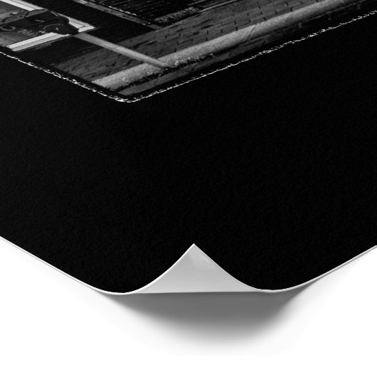 Poster Magasin matériel Barton & Fisher No 2 avec bordure (Coin)