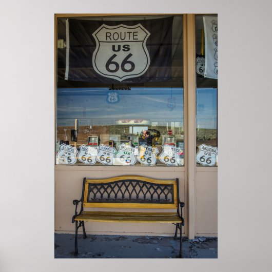 Poster Magasin Route 66 (Devant)
