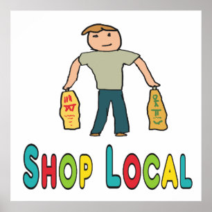 Poster Magasiner local