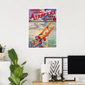 POSTER MAGAZINE 1934 : MODEL AIRPLANE NEWS (Bureau à domicile)