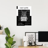 Poster Magazine CAT LIFE (Bureau à domicile)