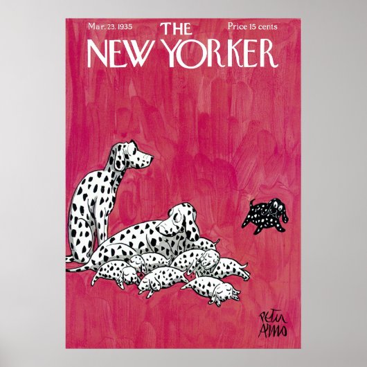 POSTER MAGAZINE DE NEW YORKER 1935 (Devant)