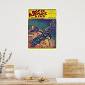 POSTER MAGAZINE DE NOUVELLES D'AVION MODÈLE 1931 (Cuisine)