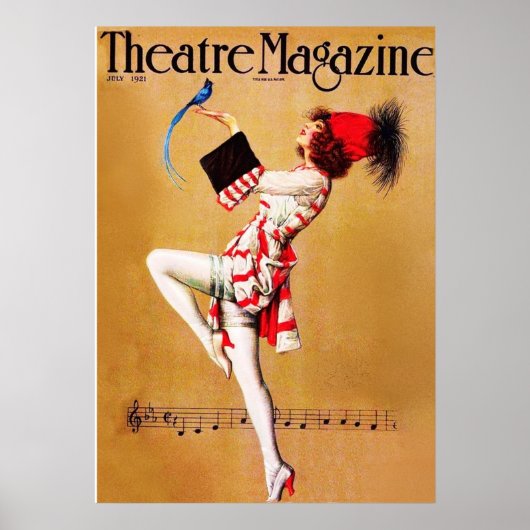 POSTER MAGAZINE DE THÉÂTRE (Devant)