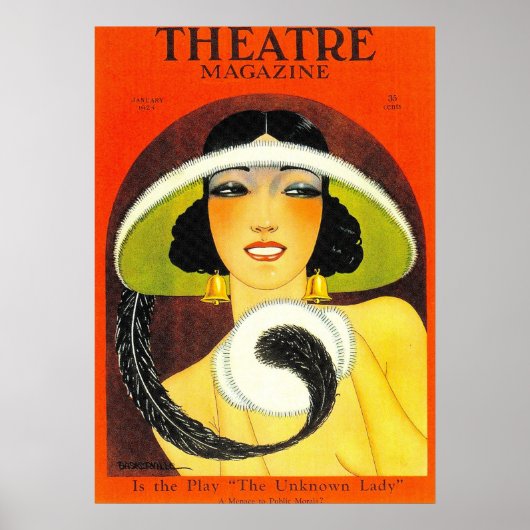POSTER MAGAZINE DE THÉÂTRE (Devant)