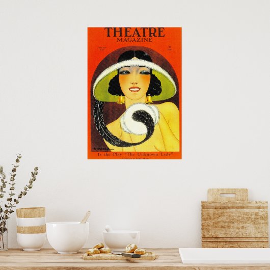 POSTER MAGAZINE DE THÉÂTRE (Cuisine)